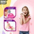 thumbnail image 4 of Set de Manicura para Niñas, Juguete de Manicure Cuidado y Decoración de Uñas, Salón de Belleza violeta Mediano, 4 of 5