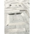 thumbnail image 3 of Pasargad Home Galaxy Hand-loomed Cowhide & Sari Silk Rug 9' 0" X 12' 0" Silver, 3 of 6