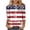 4th of July Shirts Women*10, variant on 250 Anniversary USA Shirts for Women Funny American Flag Graphic Tees Plus Size 3/4 Sleeve Patriotic T Shirts XL
