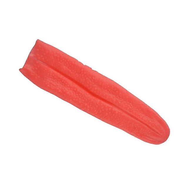 Disfraz de simulación de lengua larga elástica para juego de rol, regalo rojo, juguete de lengua horrible, disfraz de fiesta de Halloween, lengua falsa, rojo