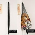 thumbnail image 4 of Stuffed Animal Hammock Corner Hanging Net for Stuffy Animal Storage Macrame Toy Display Plushie Toy Holder-Perfect for The Tiny Space Walls, Kid Bedroom Decor Playroom Organizer (Black), 4 of 17