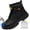 Black, variant on Men's Steel Toe Shoes Work Boots Leather Slip-Resistant Industrial Safety Boots