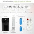 thumbnail image 4 of Enfriador de aire y Ventilador de torre con Tanque 5 Litros, Oscilación 50 °, 3 velocidades y Control remoto, AVERA, ENFAIR5L, 4 of 9