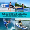 thumbnail image 2 of Costway 11' Gonflable Stand Up Paddle Board SUP W / Fin Réglable Paddle Sac à Dos, 2 of 10