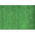 thumbnail image 1 of Ahgly Company Indoor Rectangle Abstract Emerald Green Contemporary Area Rugs, 5' x 7', 1 of 4