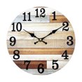 thumbnail image 5 of Style Wall Clock For Living Room Bedroom 24 Hour Display Modern Density Board Hanging Clock With Design, 5 of 5