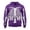 Purple, variant on Boys Halloween Skeleton Hoodie Rib Cage Graphic Long Sleeve Pullover Sweatshirt with Pocket