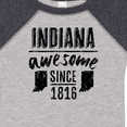 thumbnail image 4 of Inktastic Indiana Awesome Since 1816 Boys or Girls Baby Bodysuit, 4 of 5