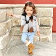 thumbnail image 7 of Shadoumai Back To School Outfits For Girls Girls Winter Coat Vest Warm Outwear Toddler Children Jacket Soft Comfortable Lightweight Windproof Cold Weather Apparel, 7 of 7
