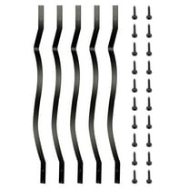 VEVOR 61 Pack Deck Balusters, 32.28 in Galvanized Steel Railing ...