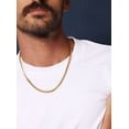 thumbnail image 3 of 14k Yellow Gold Plated Over 925 Sterling Silver 5mm Miami Cuban Chain - Italian, 3 of 4