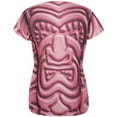 thumbnail image 2 of Tiki God Pink Face Luau All Over Womens T Shirt Multi X-LG, 2 of 2
