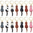 thumbnail image 6 of 24Pcs Flower Stitch Markers Alloy Enamel Crochet Stitch Marker Daisy Flower Charms Removable Lobster Clasp for DIY Keychain Jewelry Knitting Weaving Sewing for DIY, 6 of 9