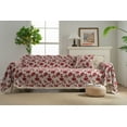thumbnail image 1 of Nvzi Couch Cover Polyester Sofa Covers Sofa Towel Cover for Living Room Sofa Easy Fit Washable Furniture Sofa Protector 55.11*70.87inch (Red White), 1 of 4