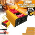 thumbnail image 3 of Inverter Dc12V To Ac110/220V Pure Sine Wave 500W-1000W Transformer Convert Multi-Function Socket Converter Car Inverter, 3 of 9