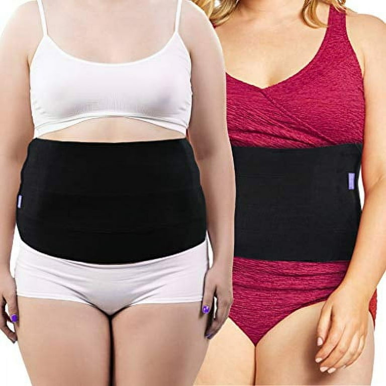 Everyday Medical Plus Size Post Surgery Abdominal Binder I Bariatric Stomach  Wrap I Hernia Support for Men and Women I Obesity Girdle great for  Liposuction, Postpartum, C-section, Hernia-Size Wide 3XL 