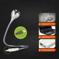 thumbnail image 2 of Lámpara LED de escritorio para libros, USB Flexible para interior, hogar, escuela, dormitorio, ordenador portátil, lector de de noche, luz Iluminación y accesorios Negro Luz blanca cálida Cateissary HA072794-02, 2 of 6