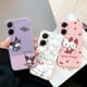 thumbnail image 2 of Bonita funda de teléfono para Xiaomi Redmi 13C, Poco C65, redmi13c, niñas, anticaída, Cinnamoroll, Kuromi, Hello Kitty, cubierta de silicona a prueba de golpes, 2 of 5