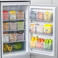 thumbnail image 6 of Ikohbadg Refrigerator Organizer Box, Clear Plastic Fridge Side Door Storage Box, Mini Organizer Bins for Refrigerator, Multi-Purpose Refrigerator Storage for Small Items, Storage Organizer, Pack of 3, 6 of 9