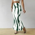thumbnail image 3 of Womens Fashion Bodycon Skirts Ruched High Waist Fishtail Long Maxi Skirts Casual Club Going Out Y2k Outfits Green, L, 3 of 7