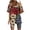 *Wine, variant on VBVC Women's 4th of July 2 Piece Set, Ladies' Flag Print V-Neck Top and Biker Shorts, Patriotic Summer Loungewear For Women,Wine,S-3XL