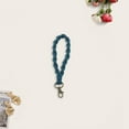 thumbnail image 4 of Macrame Keychain Wristlet Keychains for Women Handmade Hand Wrist Strap with Hanging Buckle - Car Keys Cute Key Chains Boho Keyring Bracelet for Girls, 4 of 6