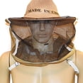 thumbnail image 3 of Eigraketly Sombrero de apicultor Equipo de protección Protector de cabeza Algodón Lino Ajustable Universal Duradero Resistencia al desgaste Jardín y Patio, 3 of 6