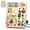 Green, variant on Sumsoltic Montessori Busy Board with LED Lights for 1+ Years