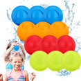 thumbnail image 1 of Paquete de 12 globos de agua reutilizables, bombas de agua para piscinas, bolas de llenado rápido recargables autosellantes para niños, adultos, juegos acuáticos al aire libre, juegos de lucha acuática. Sincero Electrónica, 1 of 5