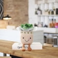 thumbnail image 4 of Muñeca de peluche, simulación de planta, decoración interior en maceta, 25 cm, 4 of 5