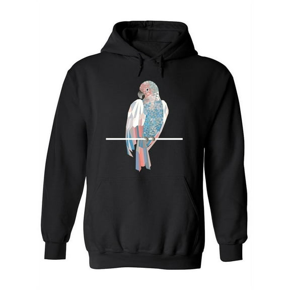 Parrot In Pastel Colors Hoodie Women -Image by Shutterstock, Female XX-Large