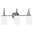 thumbnail image 2 of Three Light Wall / Bath by Generation Lighting - Seagull 44954EN-05 in Chrome Finish, 2 of 2