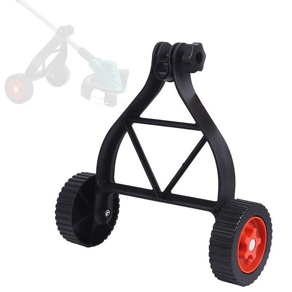 Universal String Trimmer Auxiliary Wheel Practical Cordless Grass Mowing Machine Accessory 25-28mm Adjustable Grass Cutter Support Wheel