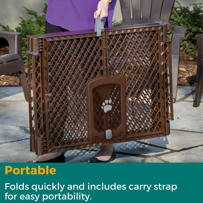 North States MyPet Petyard Passage 4 Panel Plastic Indoor and