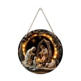thumbnail image 2 of Adornos de belén de 7,87 pulgadas, juego de adornos para árbol de Navidad, decoraciones colgantes con motivo del nacimiento, regalos religiosos sagrados, regalos de belén, 2 of 5