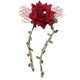thumbnail image 1 of Elegante ramillete de muñeca adornado con hojas trenzadas Flor de hermanas Vino rojo, 1 of 9
