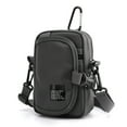 thumbnail image 1 of Bolso multifuncional de nailon para hombre, bolso de cintura, impermeable, informal, bolso de hombro, bandolera pequeña, 1 of 8