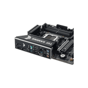 ASUS TUF GAMING B850M-E WIFI AMD B850 mATX motherboard, 8+2+1 80A DrMOS power stages, DDR5, PCIe 5.0, three M.2 slots, WiFi 6E, 2.5Gb Ethernet, DisplayPort, HDMI, rear USB-C 10Gbps and front USB-C 5Gb
