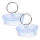 thumbnail image 5 of BRIGHTFUFU 2Ud Tapones Para Desagüe De Fregadero Cocina En Plástico Gris Claro Con Simple Y Funcional, 5 of 7