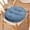 Blue&nbsp;BU, variant on Xecvkr Solid Color Corduroy Round Seat Cushion Thickened Soft Cotton Filled for Chair Stool Floor 40x40x10cm 15.75x15.75x3.94in