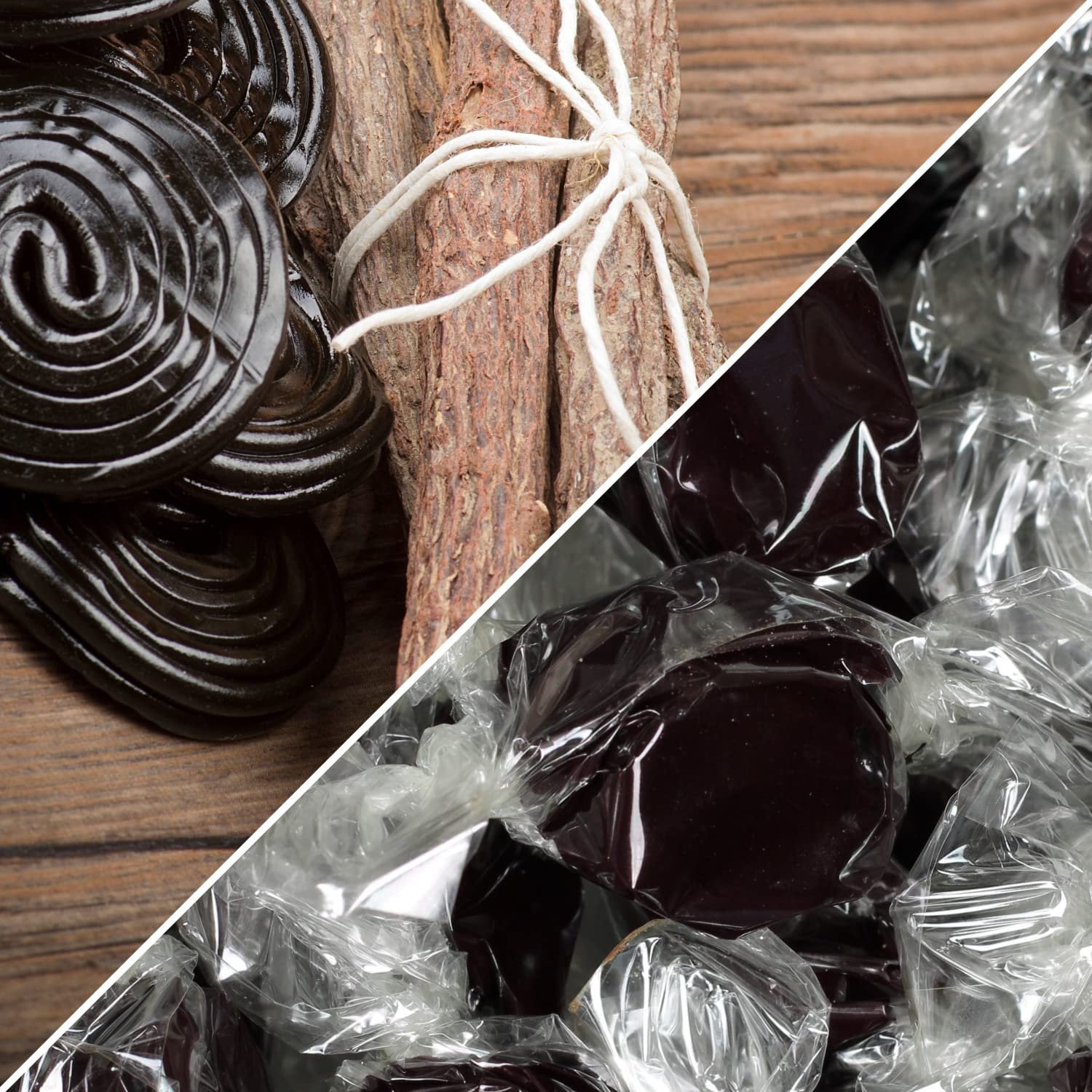 Black Licorice Flavored Taffy Chews by It's Delish, 18 Oz Jumbo