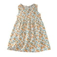 thumbnail image 3 of Robes Décontractées pour Filles Robe Ligne A Fluide Robe d'Été de Plage Robes Adolescentes 2-3 Ans, 3 of 3