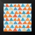thumbnail image 2 of Zaman, Farida 15x15 Black Modern Framed Museum Art Print Titled - Whale Tale Pattern IIIB, 2 of 5
