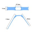 thumbnail image 5 of EGNMCR Smart Watch Solid Daily Replacement Wristband For P- A360 A370 Watch strap, 5 of 5