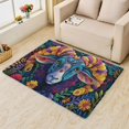 thumbnail image 2 of 6 x 9 Area Rug Goats Rugs, Jungle Theme Carpet for Living Room Bedroom Animal Patterned Indoor Home Decor, Non Slip Soft & Low Pile Large Washable Rug ZJ&665, 2 of 7