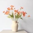 thumbnail image 2 of Nvzi -b 3pcs Artificial Flowers Real Touch Fake Flowers for Home Office Wedding Decor Arrangement Bouquet Faux Flowers for Decoration（Q22）, 2 of 5