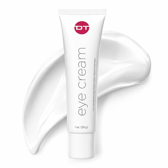 DT Collagen Retinol Eye Cream for Dark Circles, Puffiness & Fine Lines - Vitamin C & Hyaluronic Acid Under Eye Cream with Roller, 1 oz