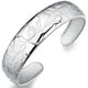 thumbnail image 5 of EeaseMX Pulsera de flor de loto, delicada y plateada, abierta., 5 of 6