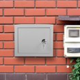 thumbnail image 2 of Weatherproof Electrical Breaker Box for Home Made of Aluminum Silver 30x25cm, 2 of 9