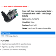 thumbnail image 2 of Front Left Door Lock Actuator Motor - Compatible with 1997 - 1998 Dodge Dakota, 2 of 2